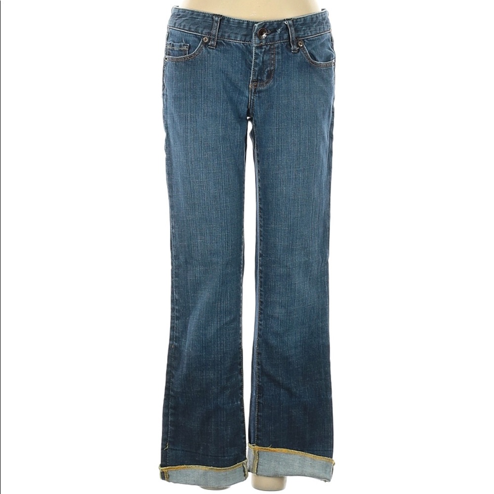 Express X2 Jeans Straight Leg Cropped. Sz 2